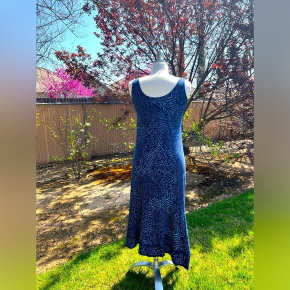FRESH PRODUCE 🍋 Blue Patterned Sleeveless Dress - Picture 5 of 5